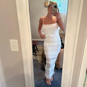 Commense white dress never worn new with tags! By accident ordered 2